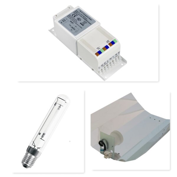 Horti Compact-Osram Nav-T 150W-Hochglanz Reflektor