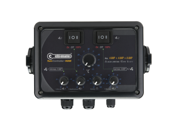 Cli-Mate Twin-Controller-Humi 4A + 4A