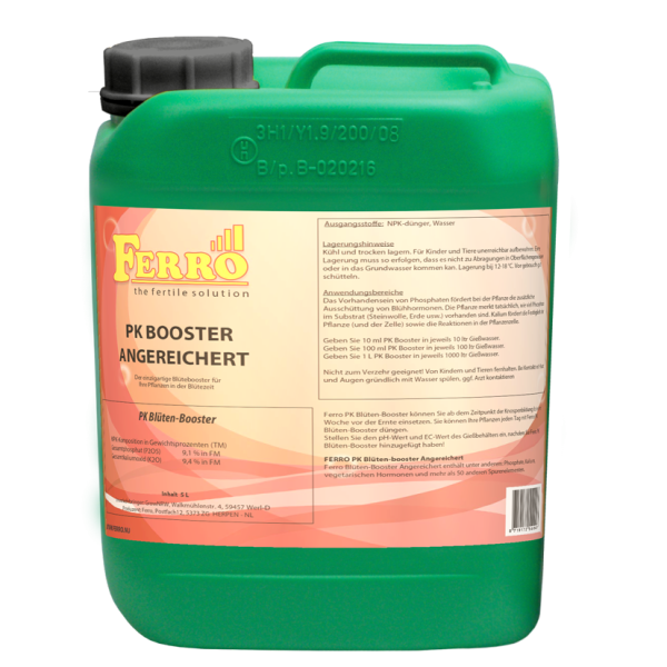 Ferro PK Blüteboosters 5 L angereichert