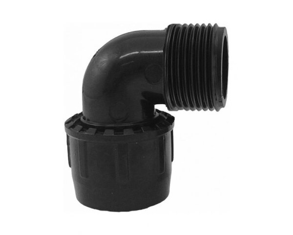 PE Easy Winkel-Stück 25mm mit Außengewinde 3/4"