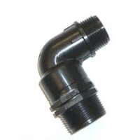 PE Winkel 1" x 1"1/2  Außengewinde