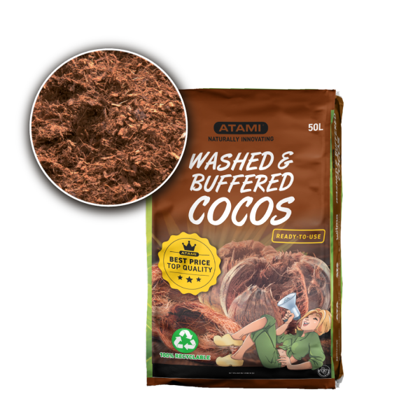 Atami Washed & Buffered Cocos 50 L (75st/plt)