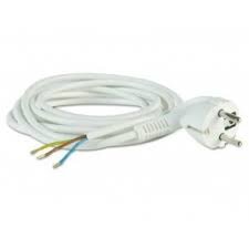 Netzanschlußkabel 3x1,5mm² 4m mit eingeschweißtem Stecker